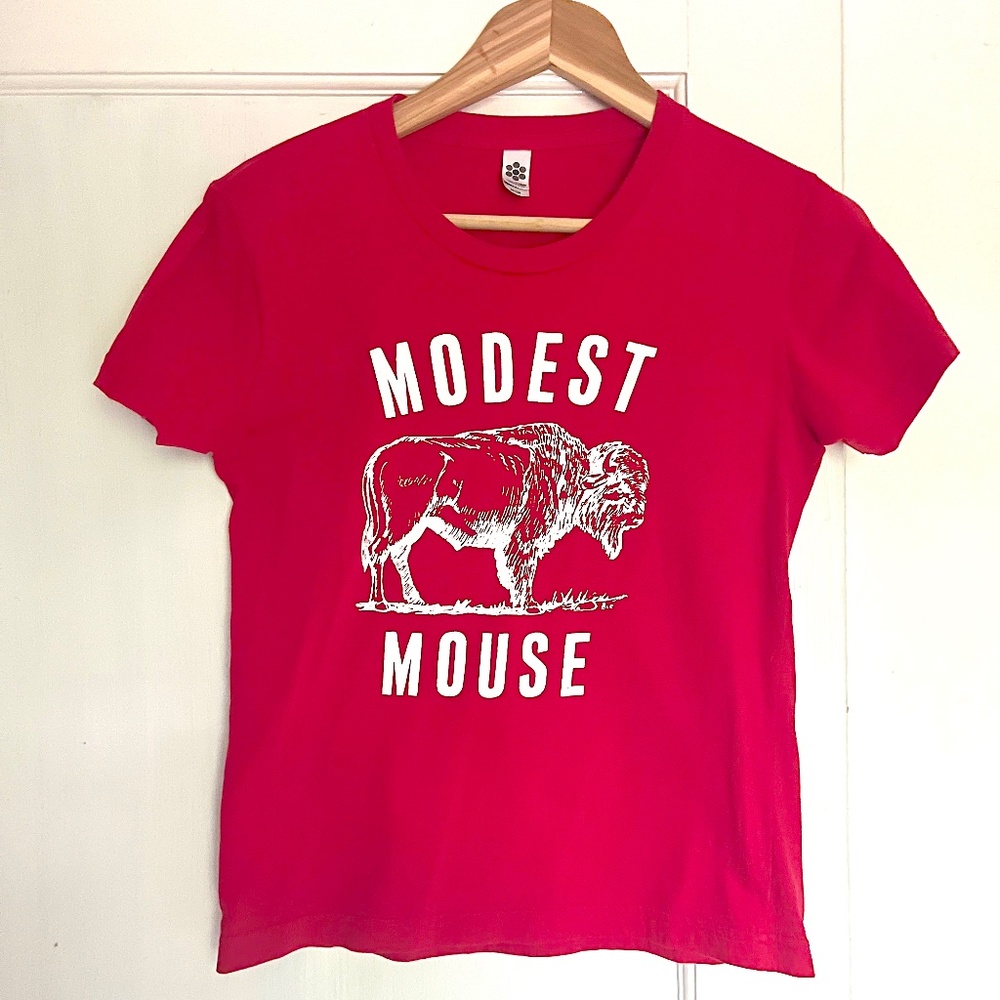 Like New Vintage Deadstock Modest Mouse Buffalo Fitted Shirt Rare Size M